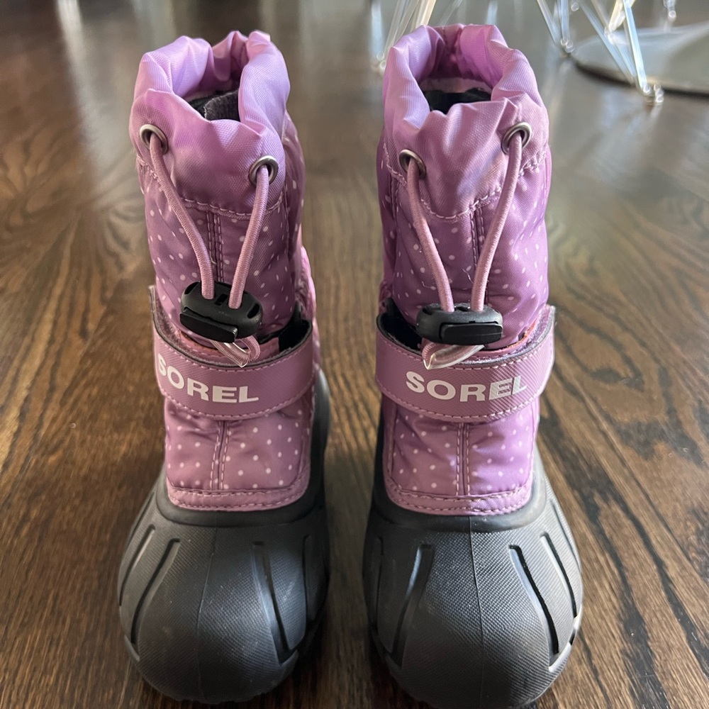 SOREL Winter Boot for Kids- Polka Dot- US 9 Kids